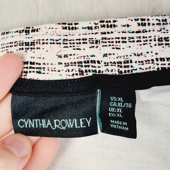 Cynthia Rowley Gray & White Flared Sports Mini Skirts 734 - Picture 4 of 6